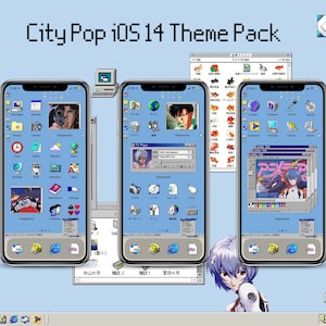 City Pop inspirierte iOS 14 App Icons und Display
