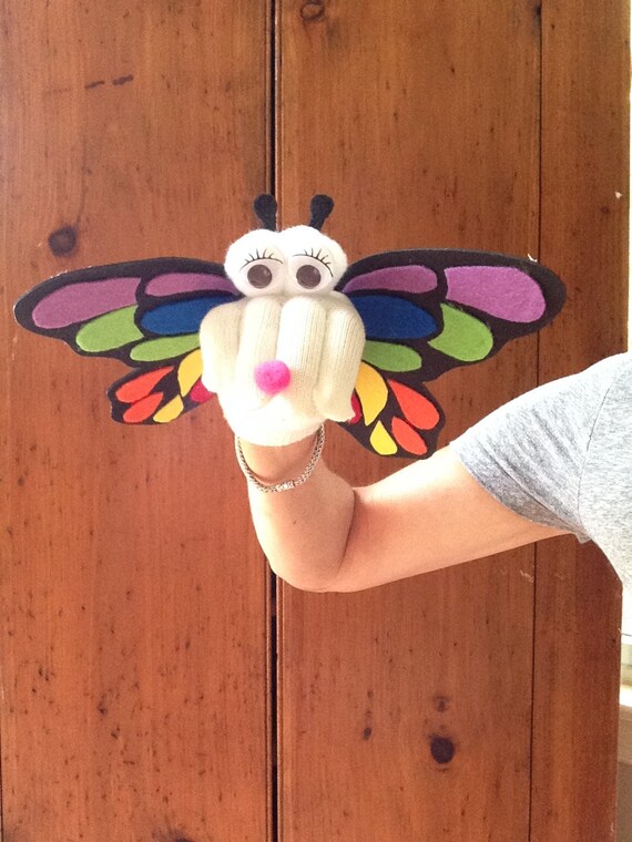 butterfly hand puppet