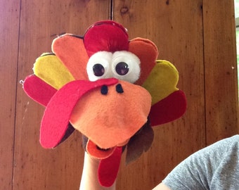 Turkey hand puppet