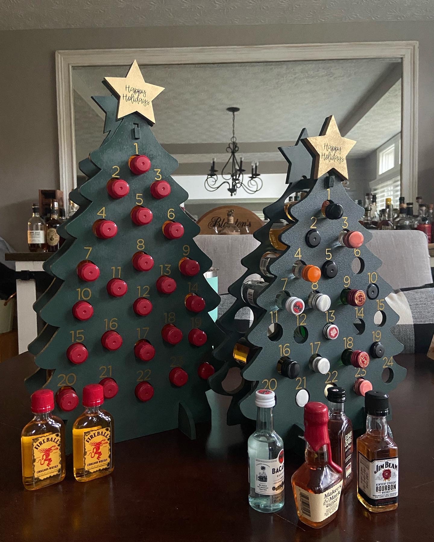 Mini Liquor Bottle Advent Calendar All Fireball or Variety Adult