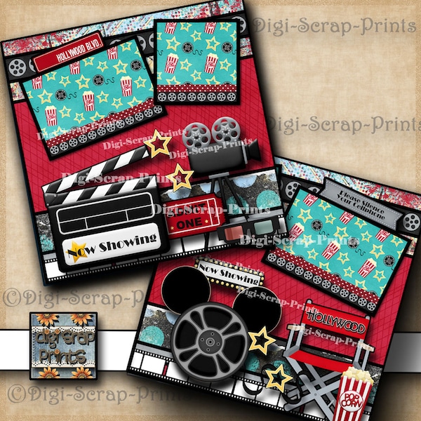 Theme Scrapbook Page Etsy