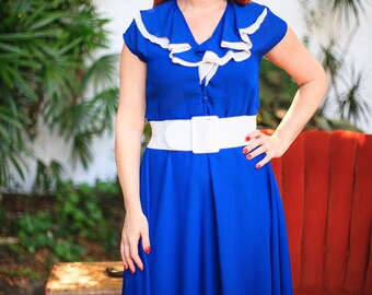 Fun and Flirty 1970s Dress