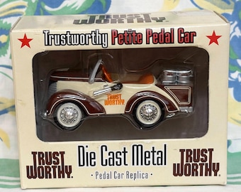Trustworthy die cast Pedal Car Replica, 1990s