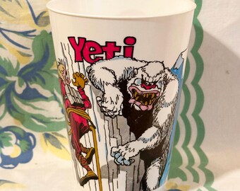 Monster drinking cup, Yeti 7 Eleven cup, 1970s