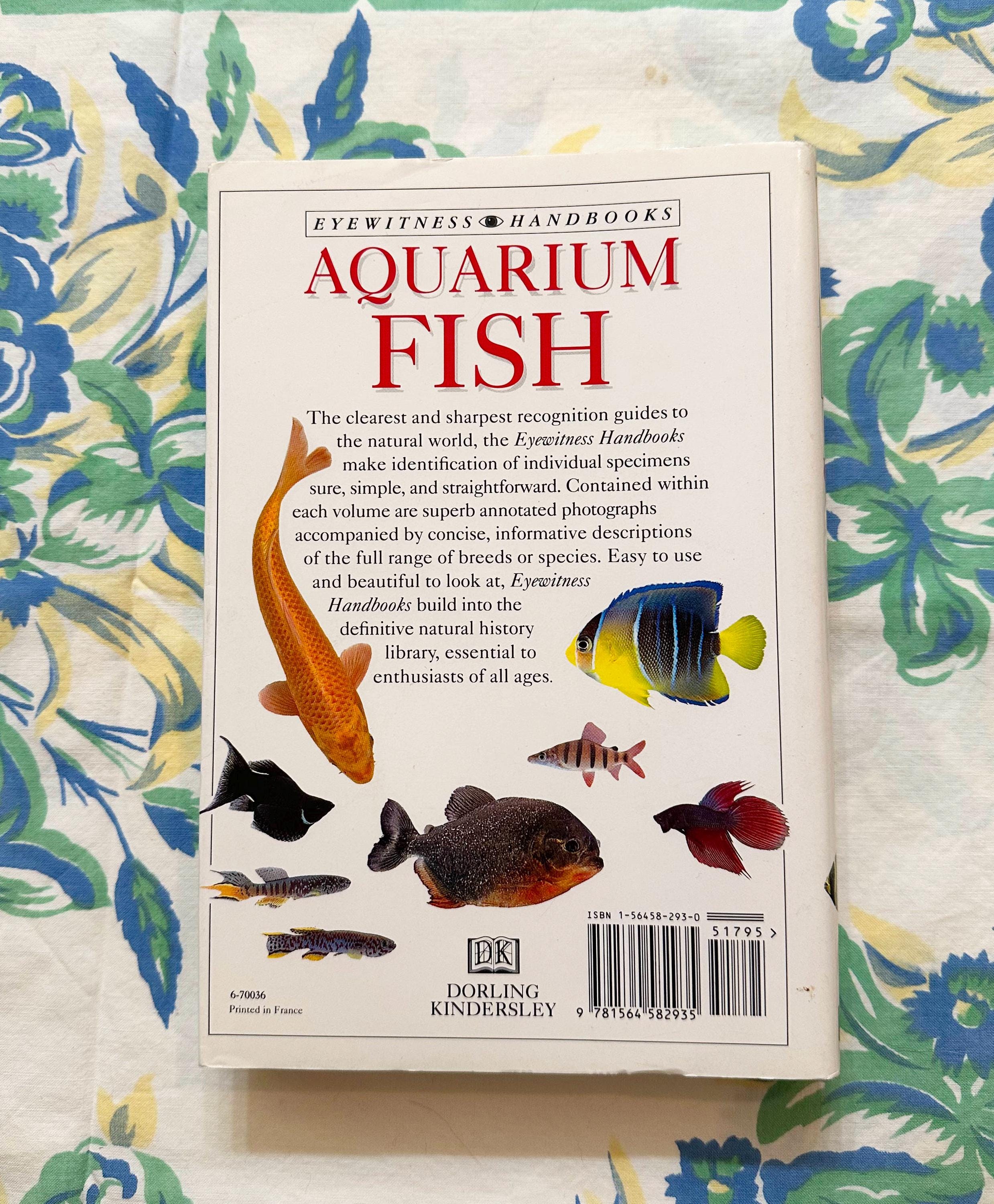 Aquarium Fish, Eyewitness Handbook, Fish Handbook, 1993 - Etsy