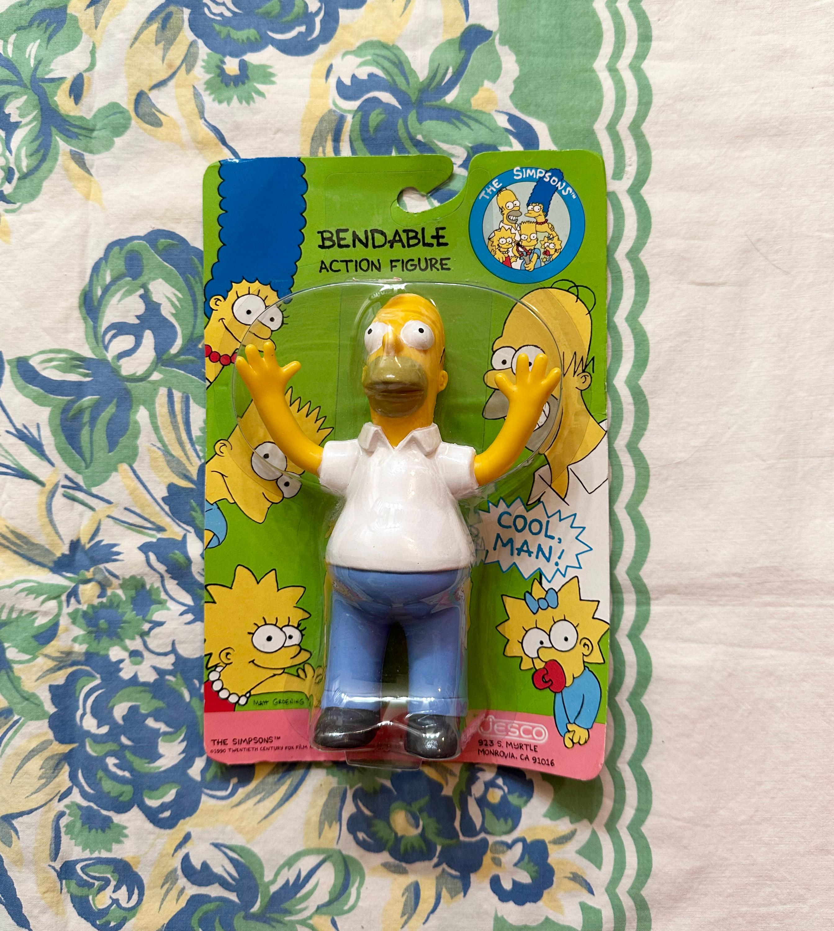 The Simpsons Bendable Figures - Etsy