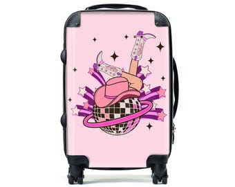 Cowgirl Luggage | Unique Travel Accessories | Carry On Luggage | Custom Suitcase | Personalized Suitcase l Carry-On I Unique Gift Idea