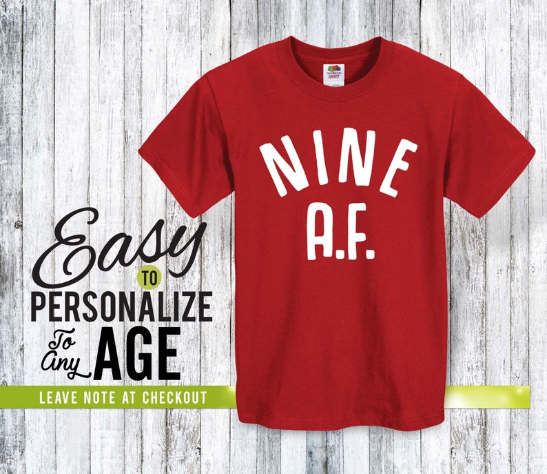 birthday shirt one kids shirt kids shirt toddler shirt personalized shirt kids gift for kids kid kids gift Ninth birthday shirt