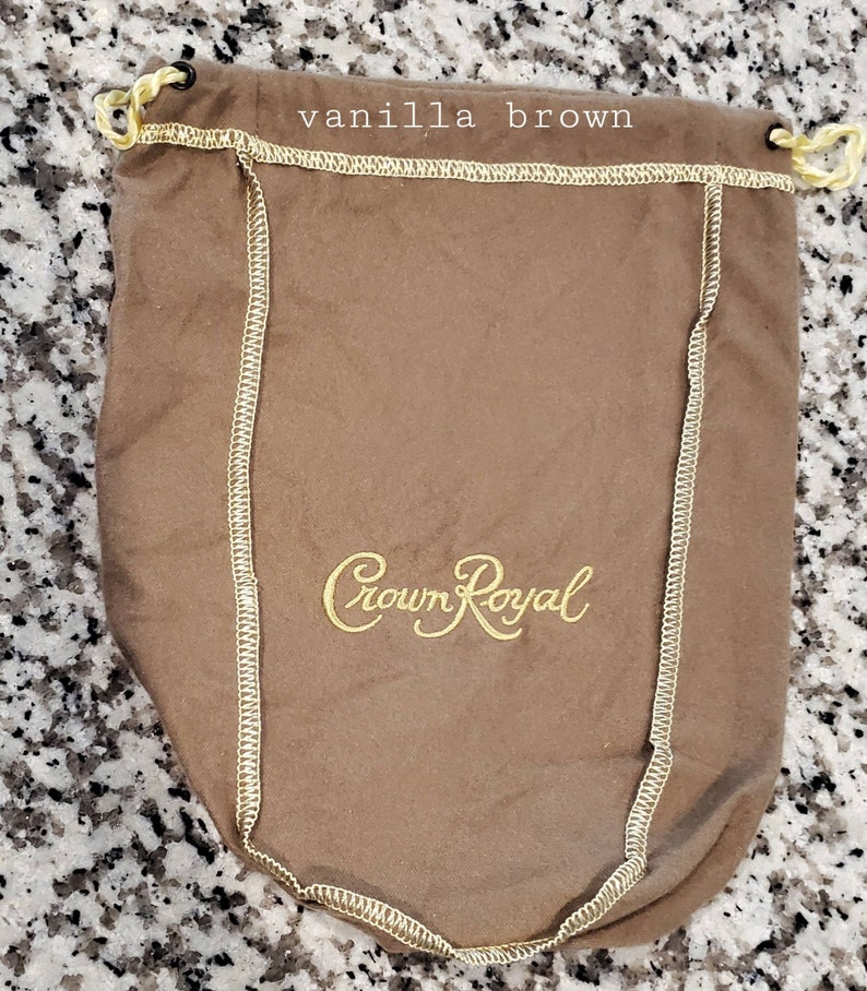Personalized embroidered crown royal bag Etsy
