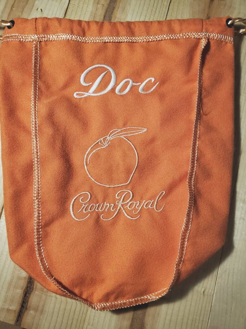 Personalized embroidered crown royal bag Etsy