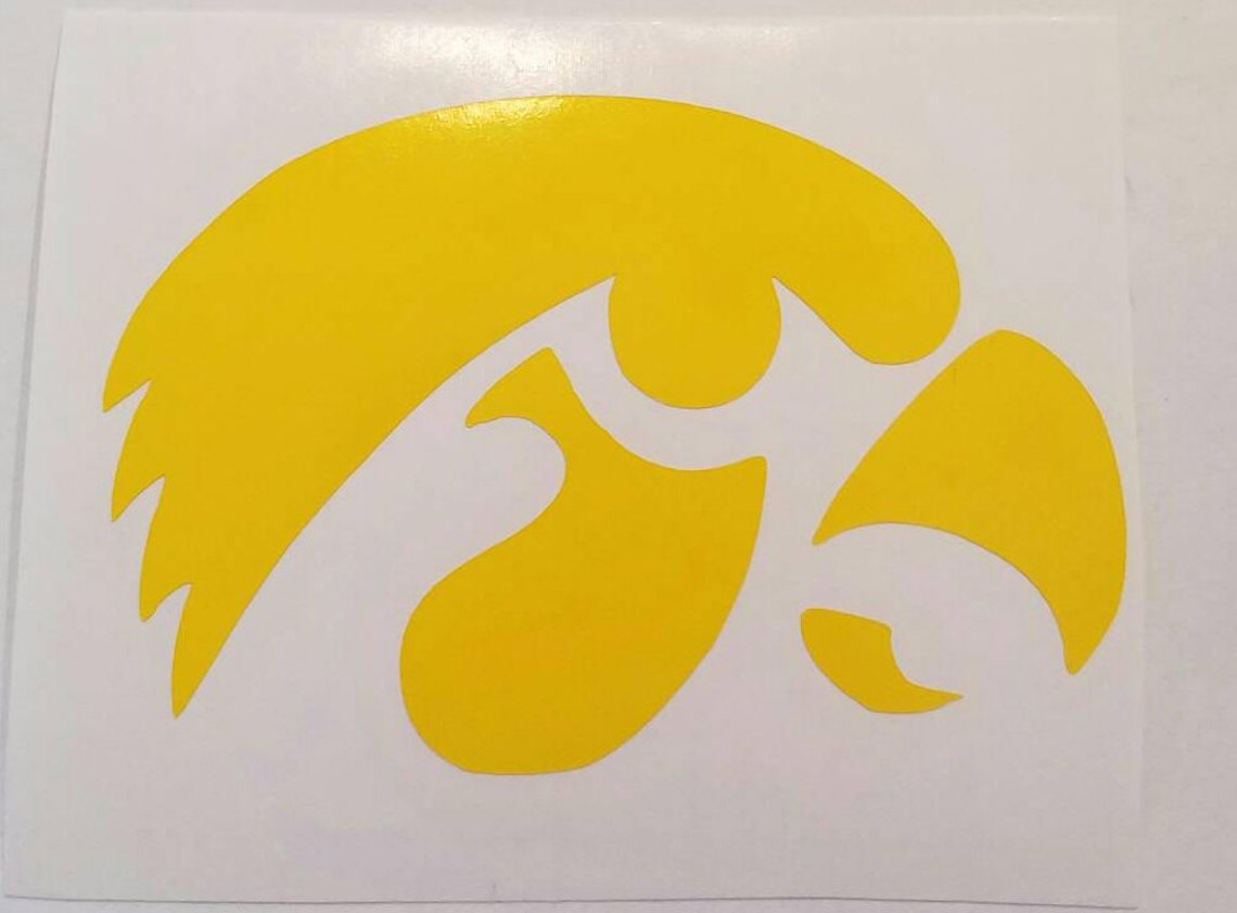 Iowa hawkeyes Decal permanent vinyl perfect for Yeti & Etsy