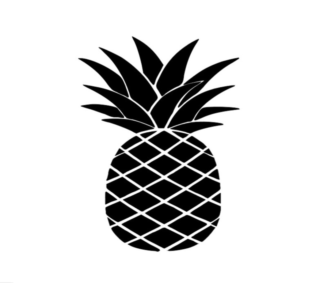 Pineapple Decal Permanent Vinyl Perfect for Tumblers, Cups, Party Decor