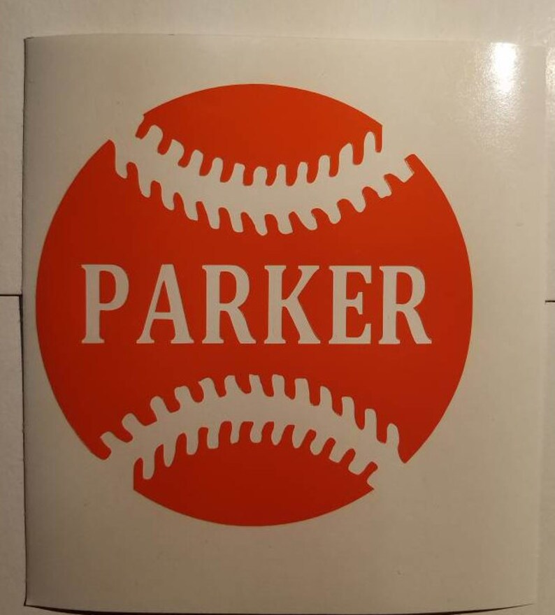 Baseball Softball Tball coach Decal permanent vinyl Etsy
