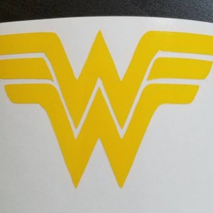 Wonder Woman Decal Permanent Vinyl Perfect for Yeti &amp; Rtic | Etsy