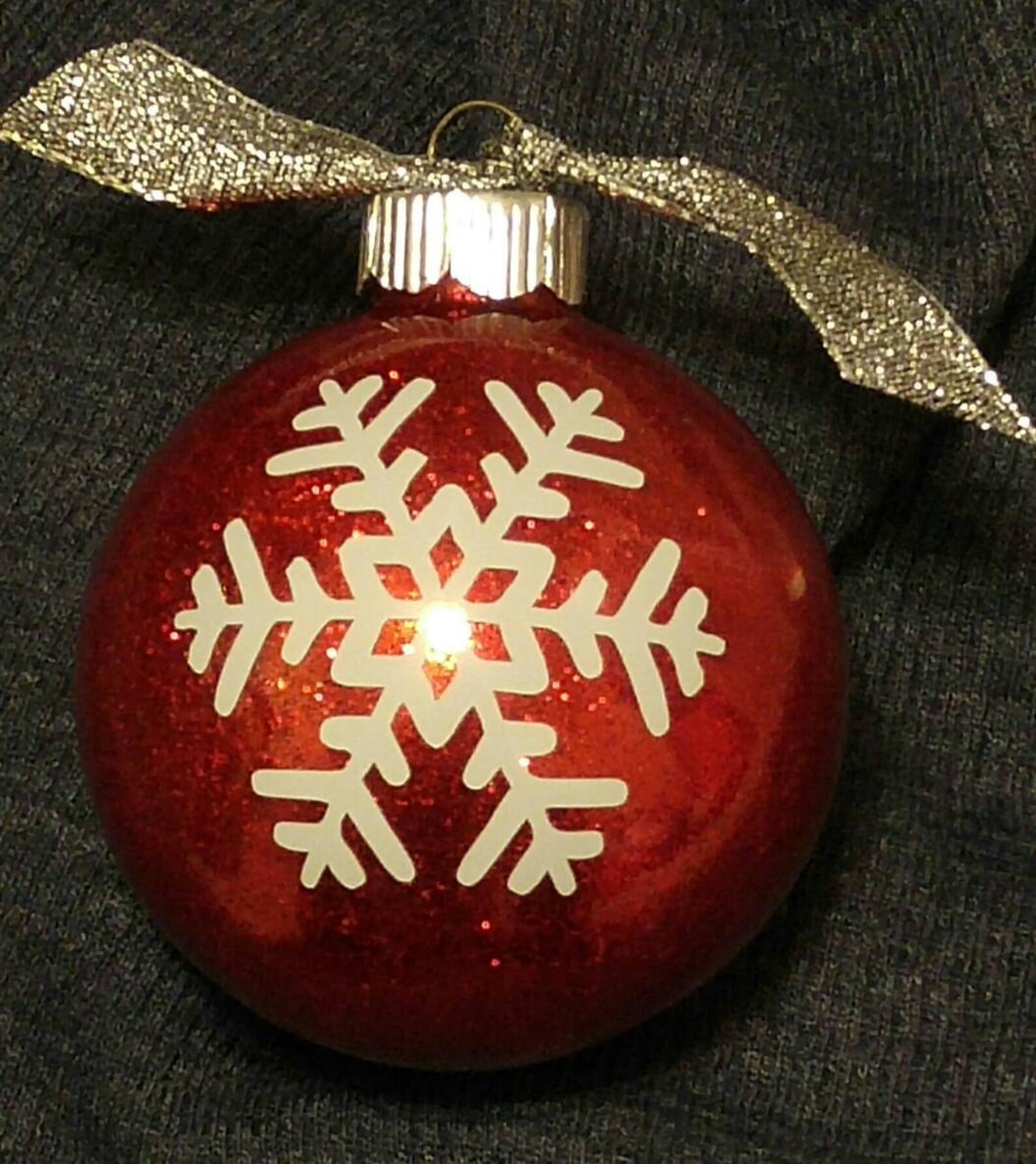 snowflake decal permanent vinyl perfect for ornaments etsy