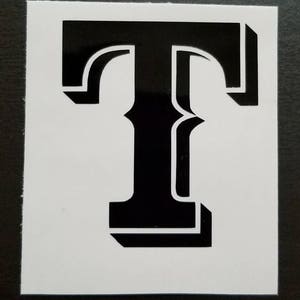 Texas Baseball Decal - Permanent Vinyl - Perfect for Stanley, Yeti ...