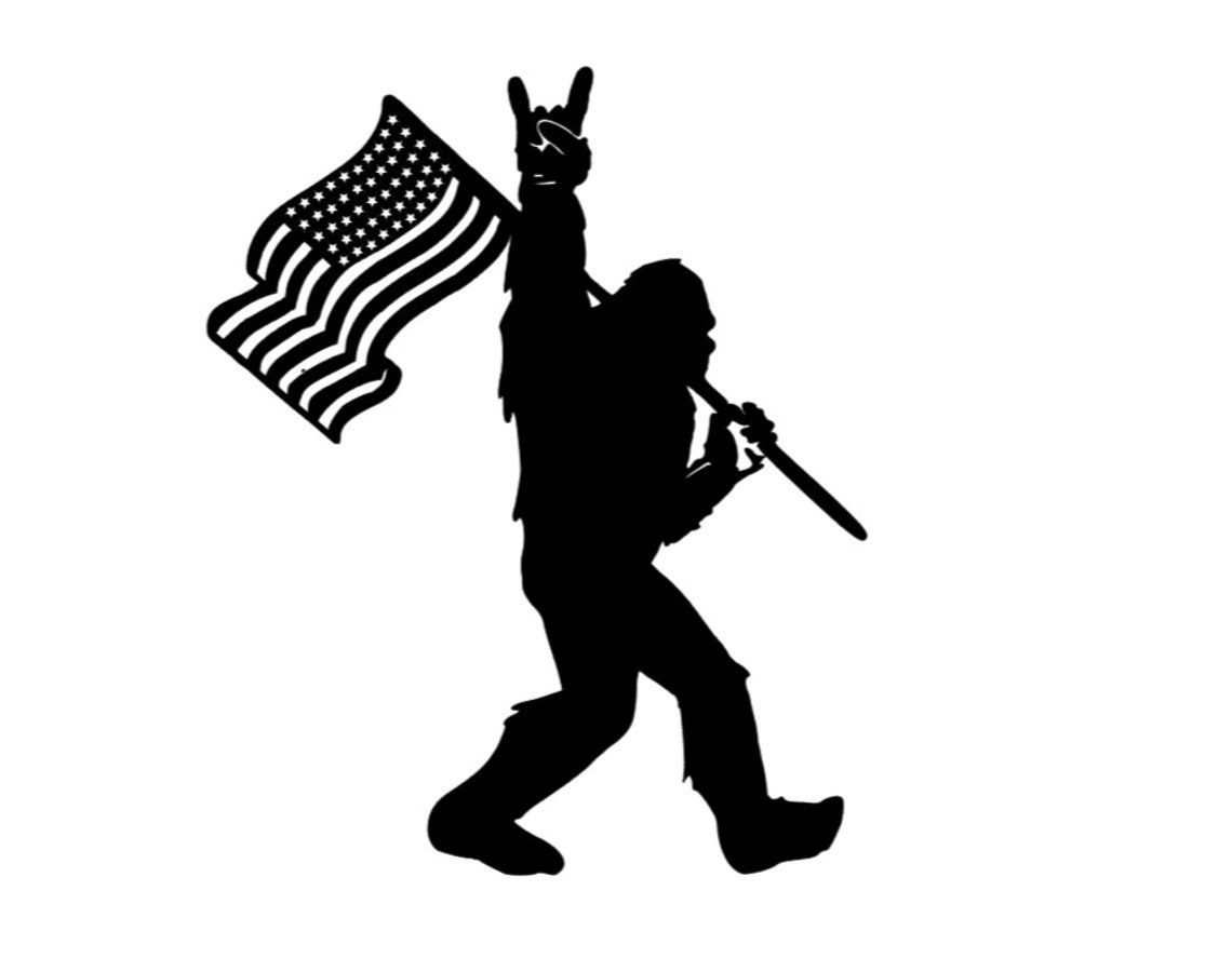 7" Bigfoot Sasquatch Yeti Sticker Decal Conspiracy Car Truck UFO Alien