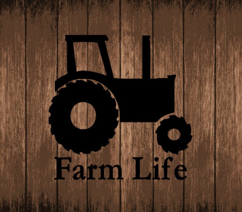 Tractor Decal Permanent Vinyl Perfect for Yeti & Rtic Etsy