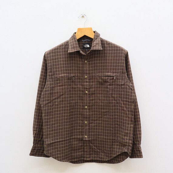 north face button shirt