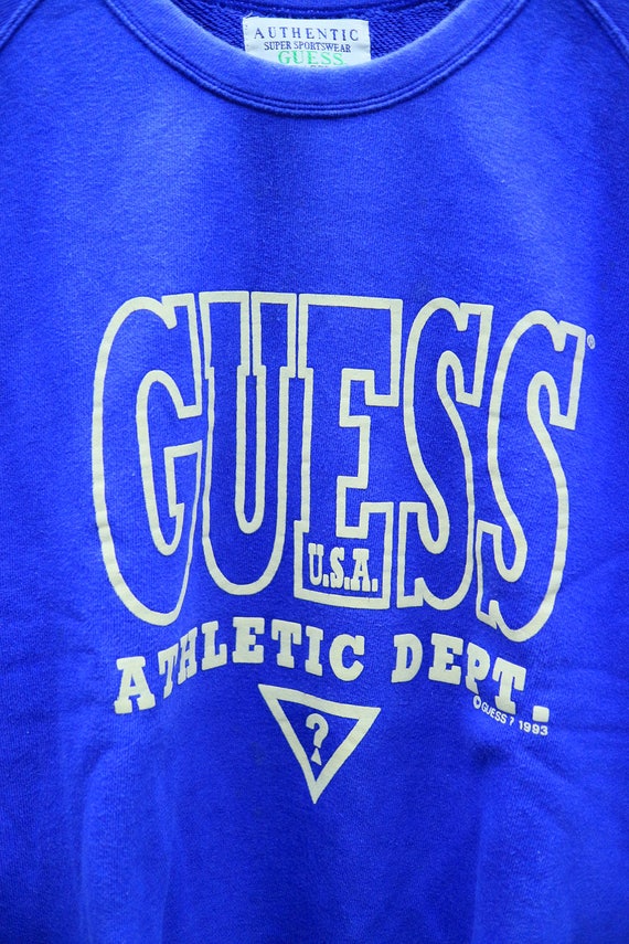 guess athletic sweatshirt