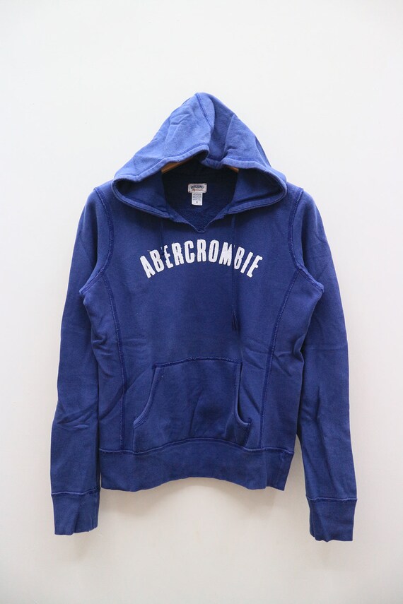 abercrombie blue hoodie