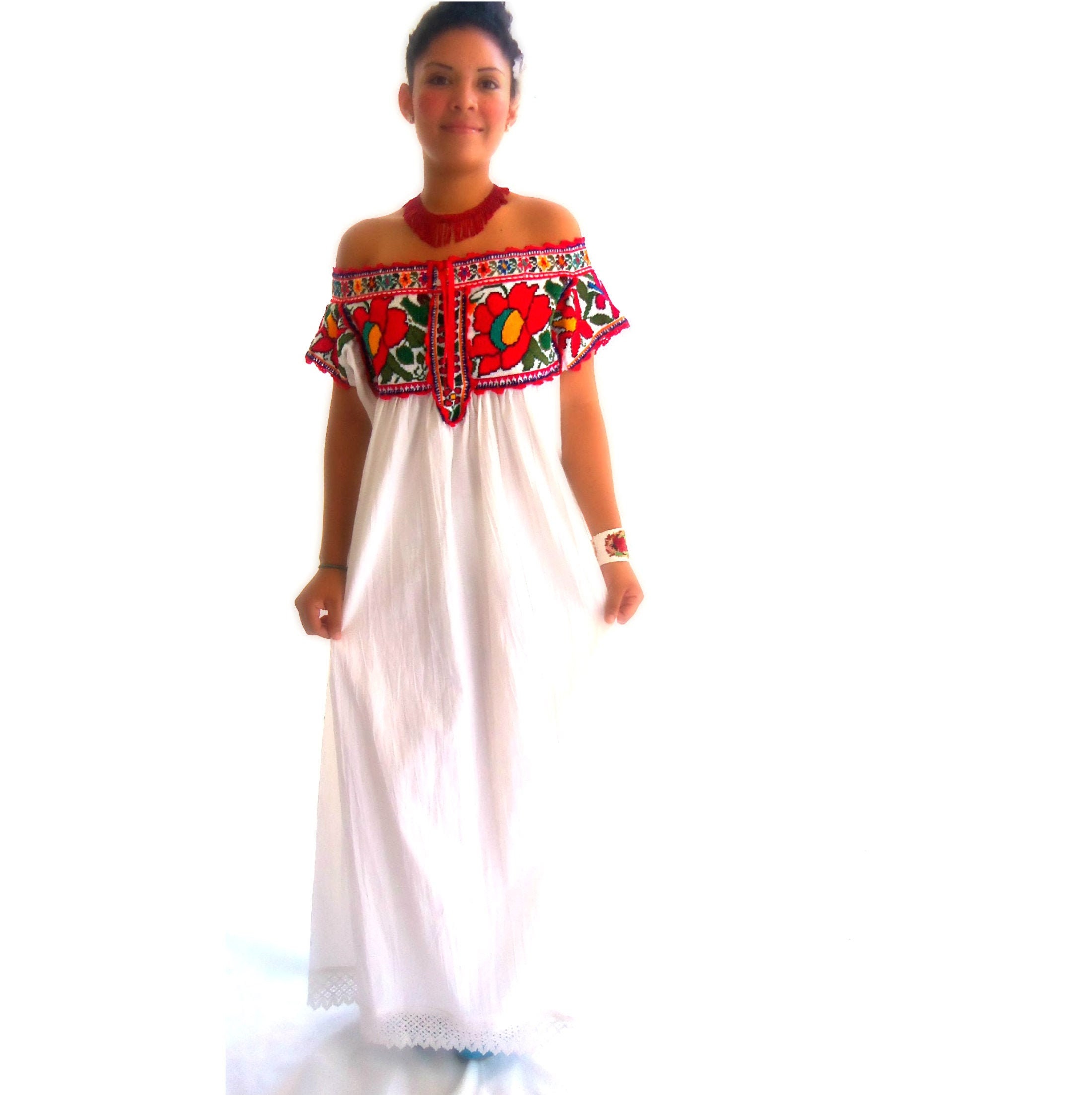 Vestido oaxaqueño - Etsy España Vestido oaxaqueño - Etsy España