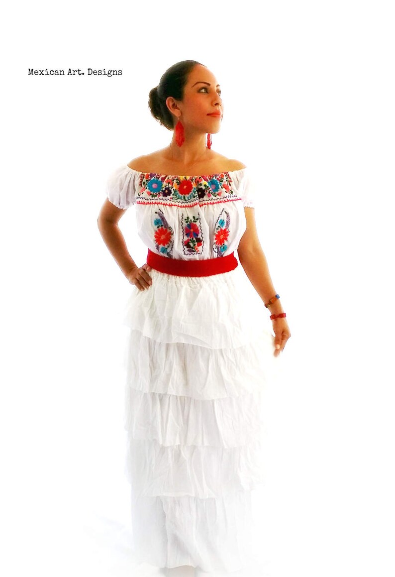 Mexican Embroidered Wedding Dresses