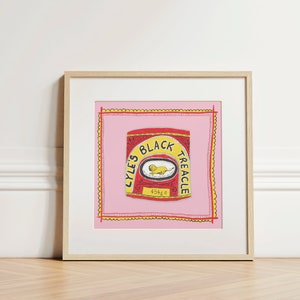Lyle's Black Treacle Illustration: Kitchen Art Print