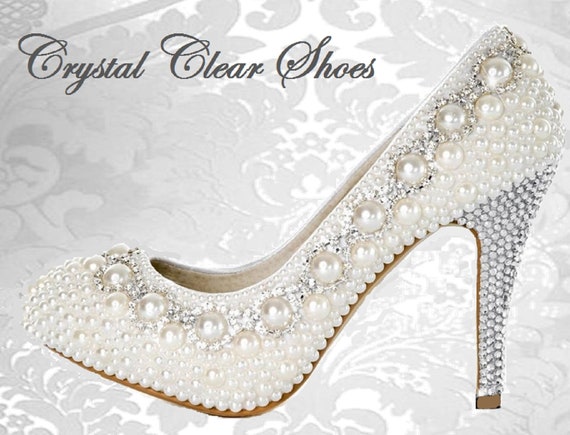 pearl heels ivory