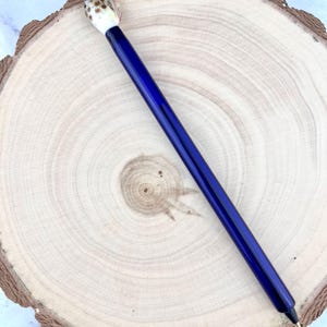 Seashell Top Glass Pen - Handmade  Borosilicate Ballpoint