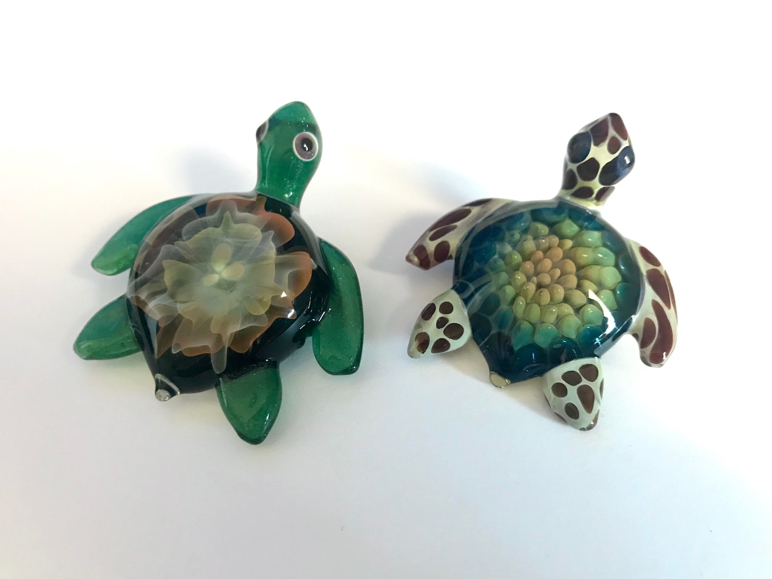 Glass Sea Turtle Sculpture Custom Made to Order Sea Turtle | Etsy
