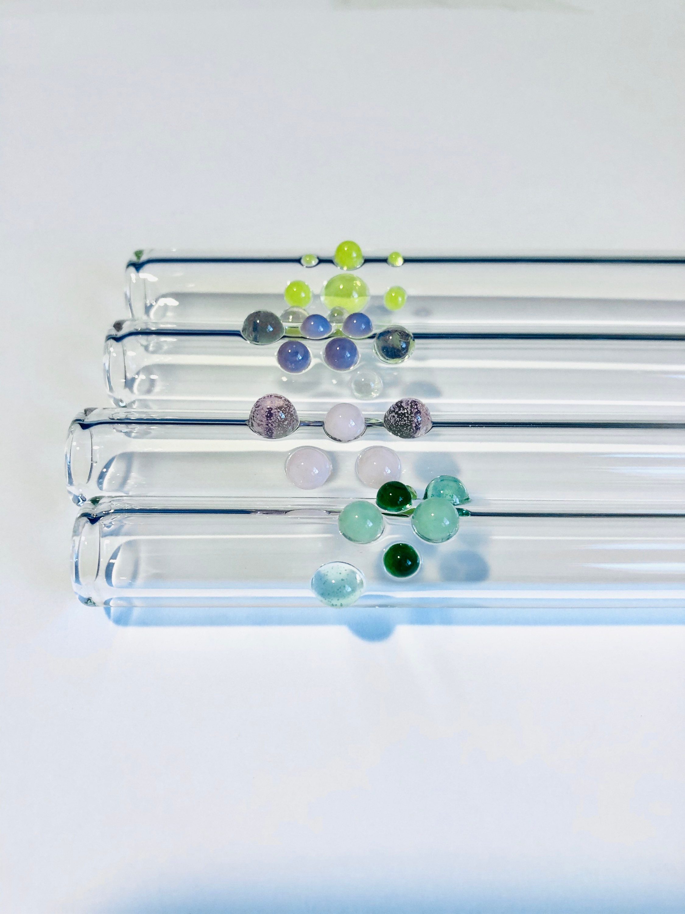 Dot GLASS STRAWS Reusable Straws Glass Drinking Straw Dot Straws