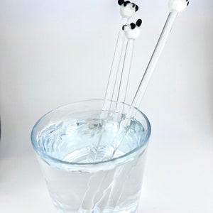 Glass Panda Stir Stick - Drink Stirrers | Custom Stir Sticks | Glass ...