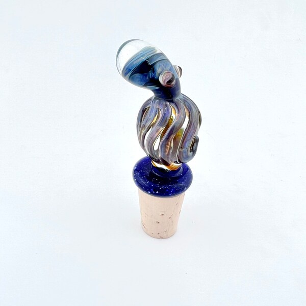 Octopus Wine Glass Etsy