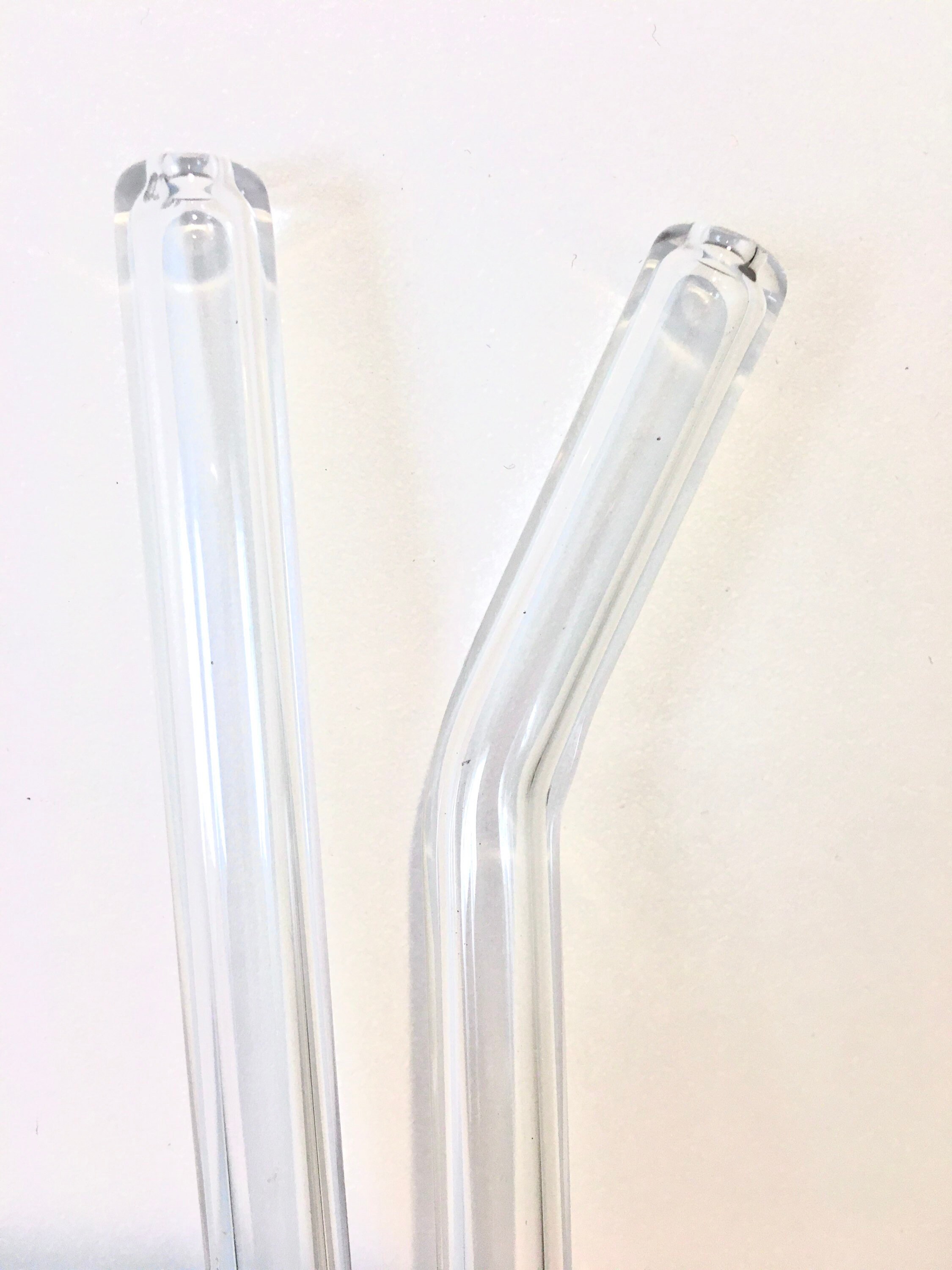 Shop Reusable Glass Transparent Smoothie Straws Online