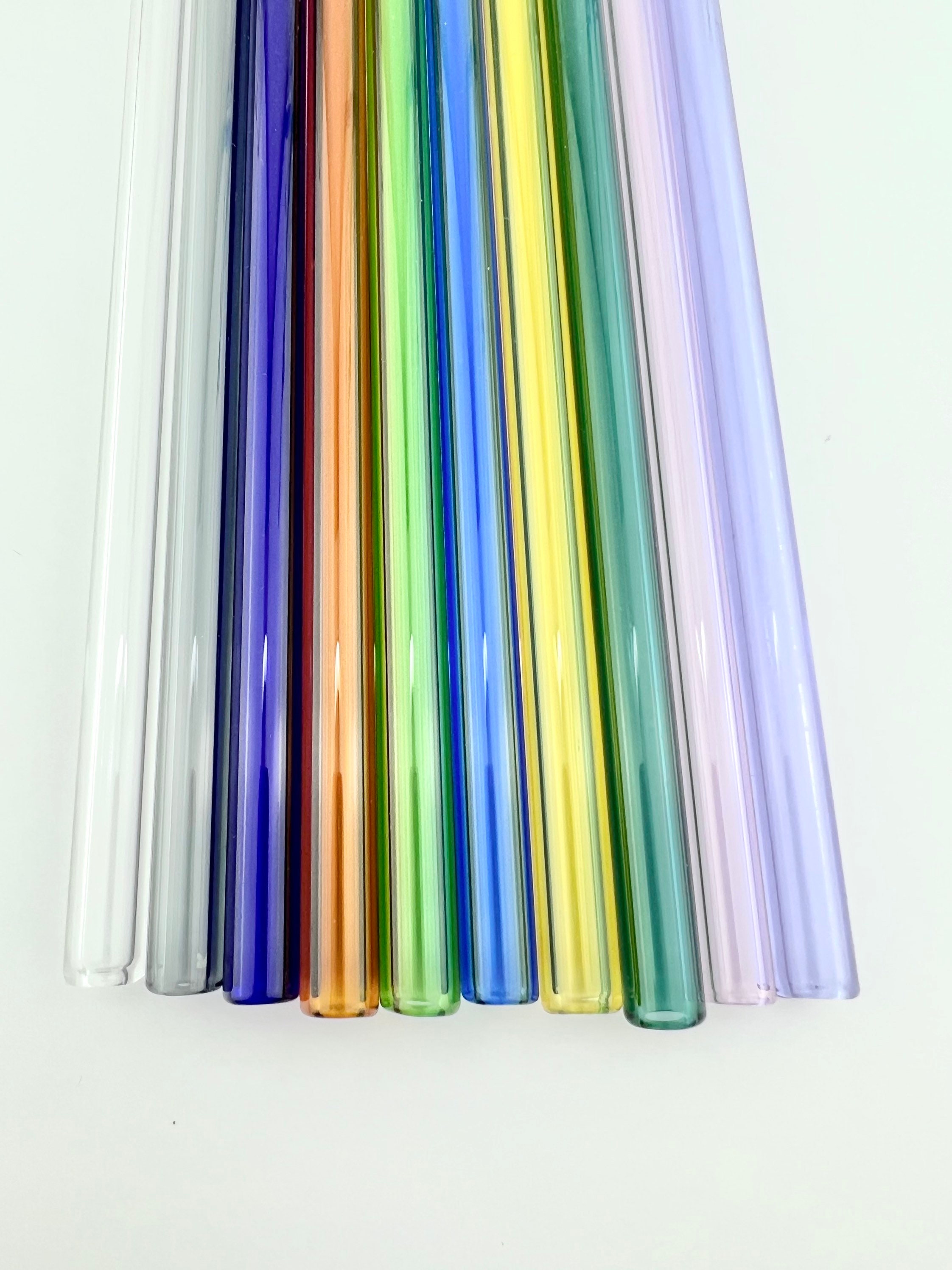 Colorful Glass Straws Reusable Drinking Straw Eco-friendly High  Borosilicate Glass Straw Glass Tube Party Favors Bar Drinkware - AliExpress