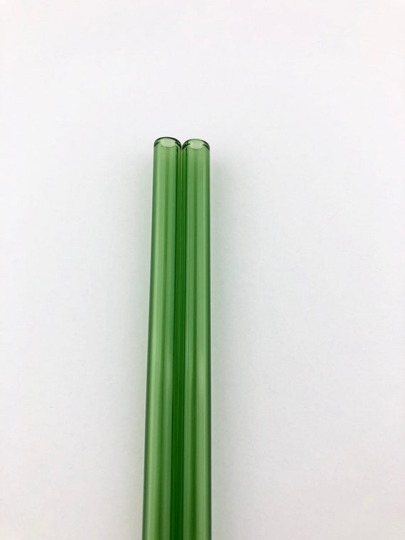 5 Pack of Colored Glass Straws Party Favors Reusable Straws Eco Friendly  Straws Colored Straws Smoothie Straws Straw Pack 
