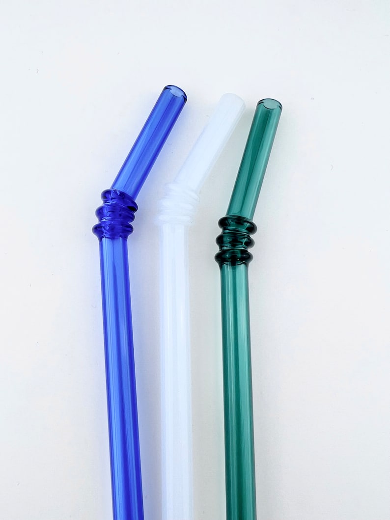 Bendy GLASS STRAW Reusable Straws Bendy Straws Eco Etsy