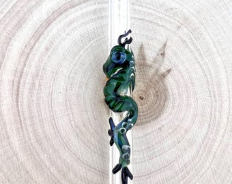 Dragon Glass Straw - Handmade to Order Reusable Straw