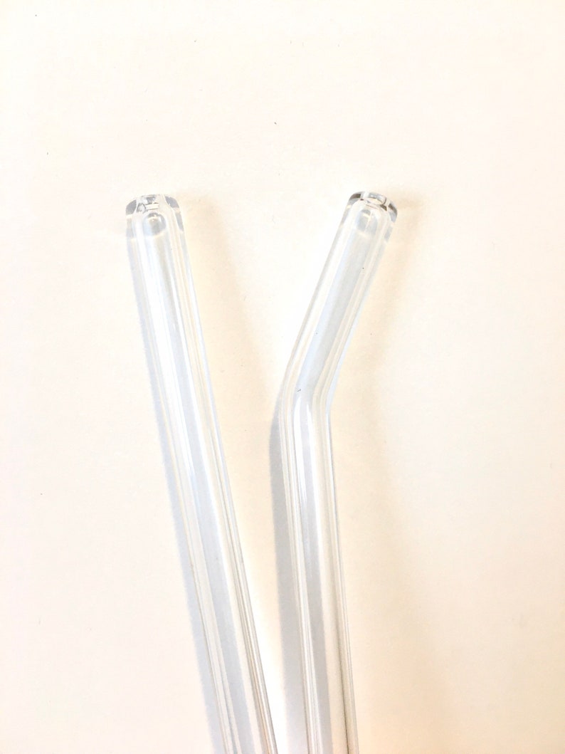 Clear GLASS STRAW Custom Straws Reusable Straws Glass Etsy