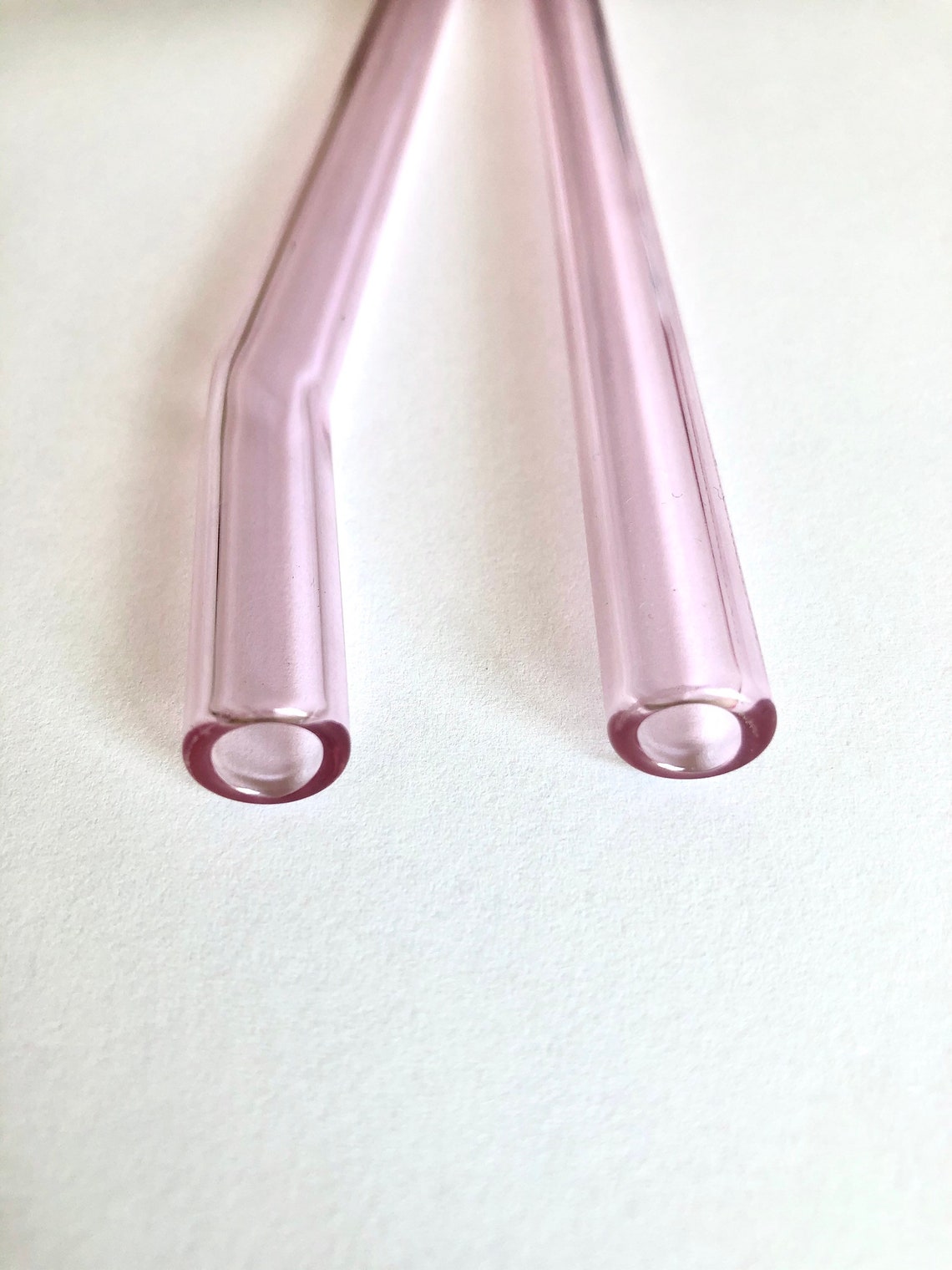 Pink Smoothie GLASS STRAW Reusable Straws Smoothie Straws Etsy