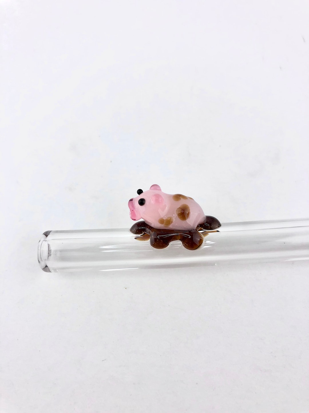 Hedgehog Glass Straws, Drinking Straws, Cute Aniamal Reusable