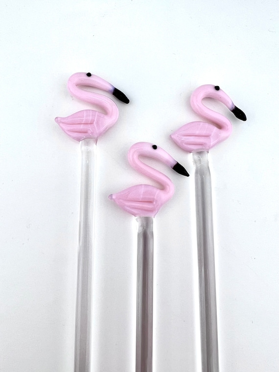 12 Flamingo Rührstäbchen – Lustige & Bunte Rührstäbchen Für Getränke, Wiederverwendbar & Perfekt Für Partys