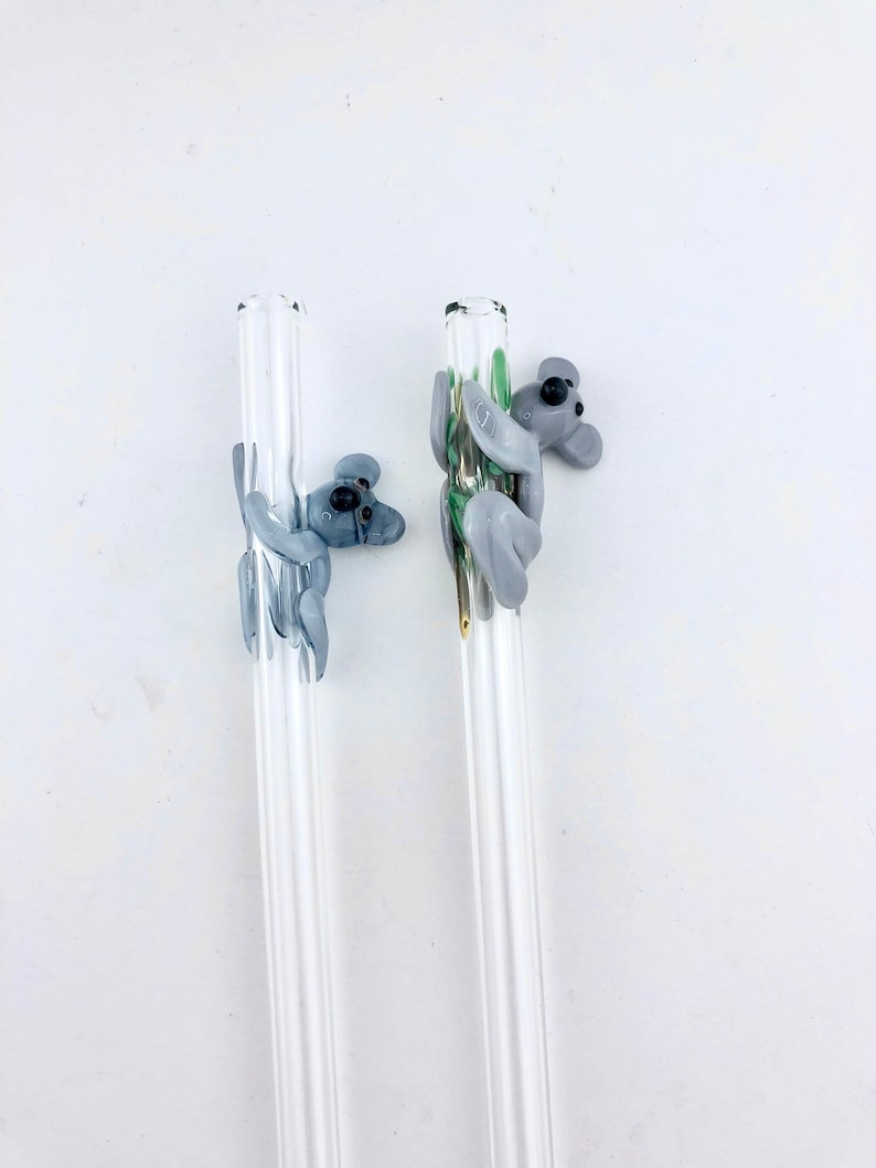 Luv4Erth Koala Glass Straw - Thumbnail 4
