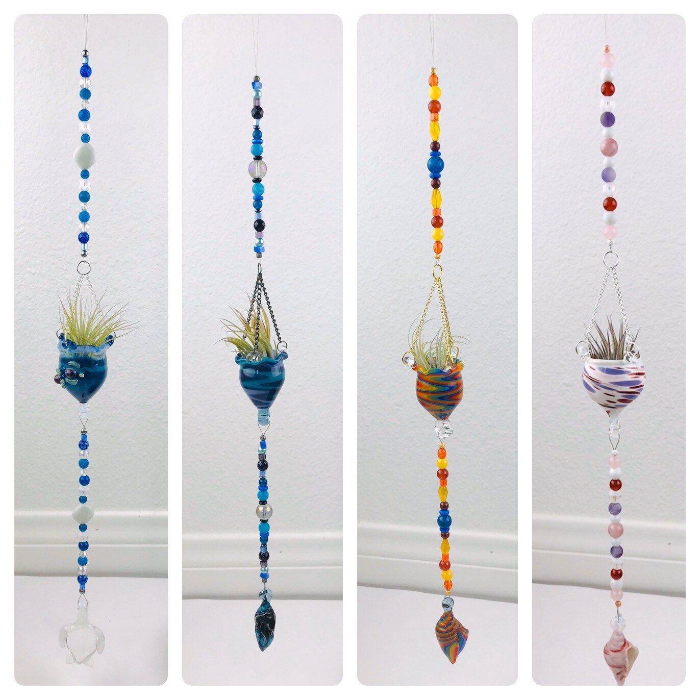 Air Plant Suncatcher Handmade Air Plant Decor Sun Catcher with