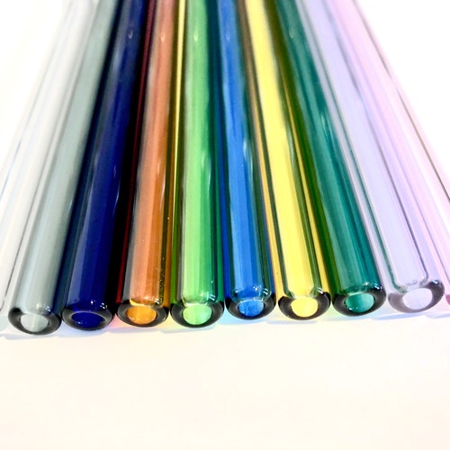 8 MM Clear Glass Straw Made in USA Handmade for Mini Etsy