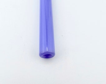 Milky Purple GLASS STRAW | Reusable Straws | Opaque Straws | Purple Straws | Eco Friendly Straws | Colored Straws | Glass Straws