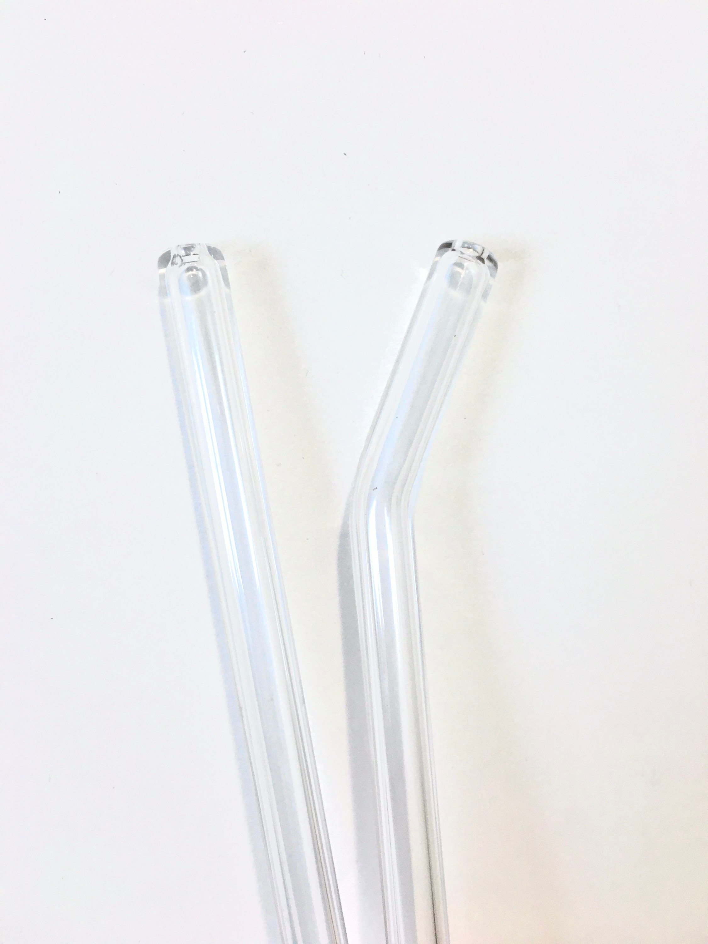 Clear GLASS STRAW Custom Straws Reusable Straws Glass Etsy