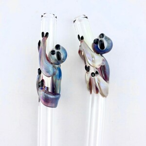 6PCS Cute Sloth Reusable Plastic Straws – Fun Crazy Straws For Kids, Birthday Party Favors, Baby Showers – Animal-Themed, Colorful, Safe & Washable - View #7