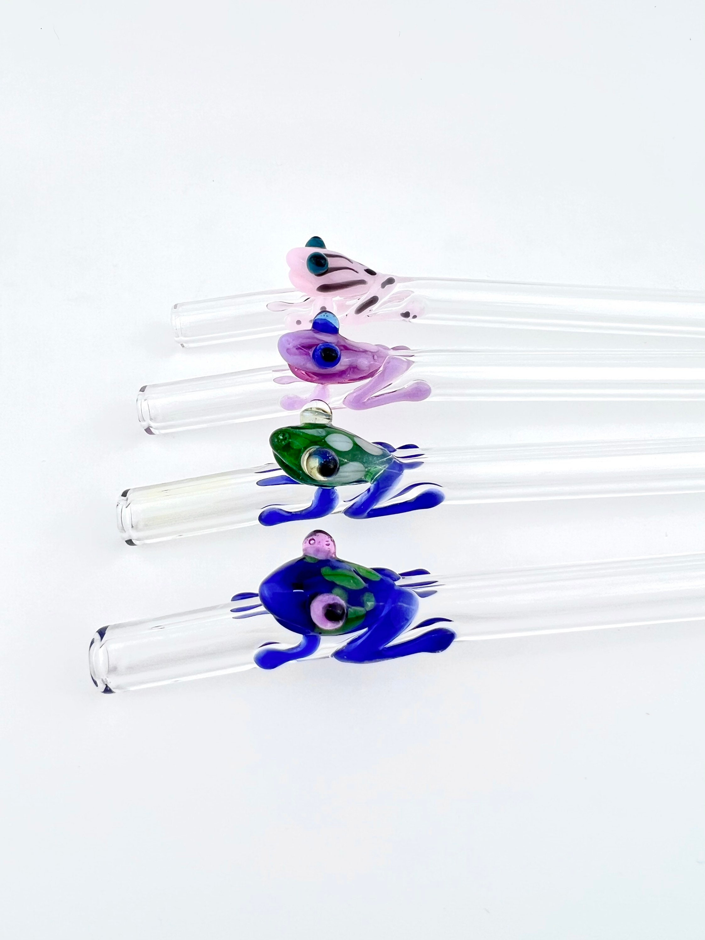 Reusable Clear Glass Drinking Straws